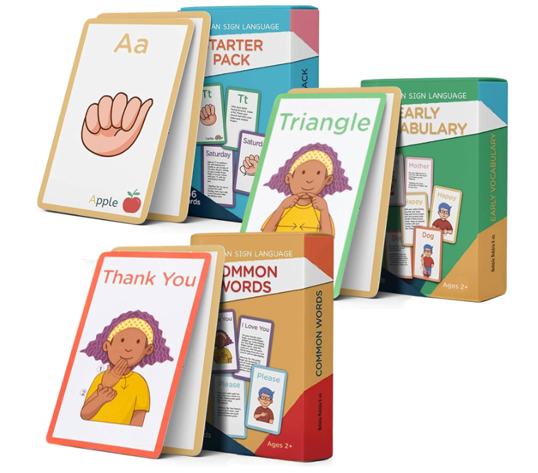 ASL Alphabet Starter Flashcards