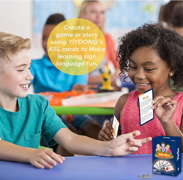 Laminated ASL Instructional Poster Series