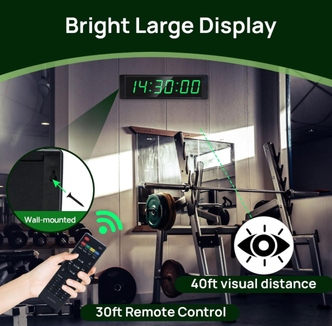 Large 12-inch Visual Classroom Timer