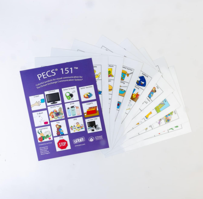 Magnetic Visual Communication Tiles (151-Piece)
