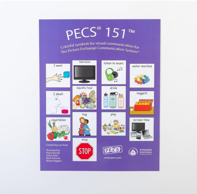 Magnetic Visual Communication Tiles (151-Piece)