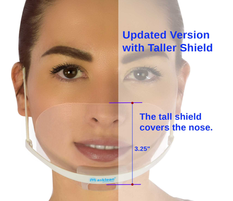 Pro Clear-Window Mask System (10-Pack)